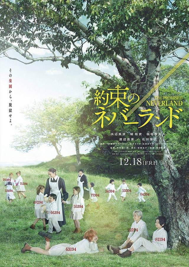 「约定的梦幻岛」漫改真人版海报公开 12月18日上映