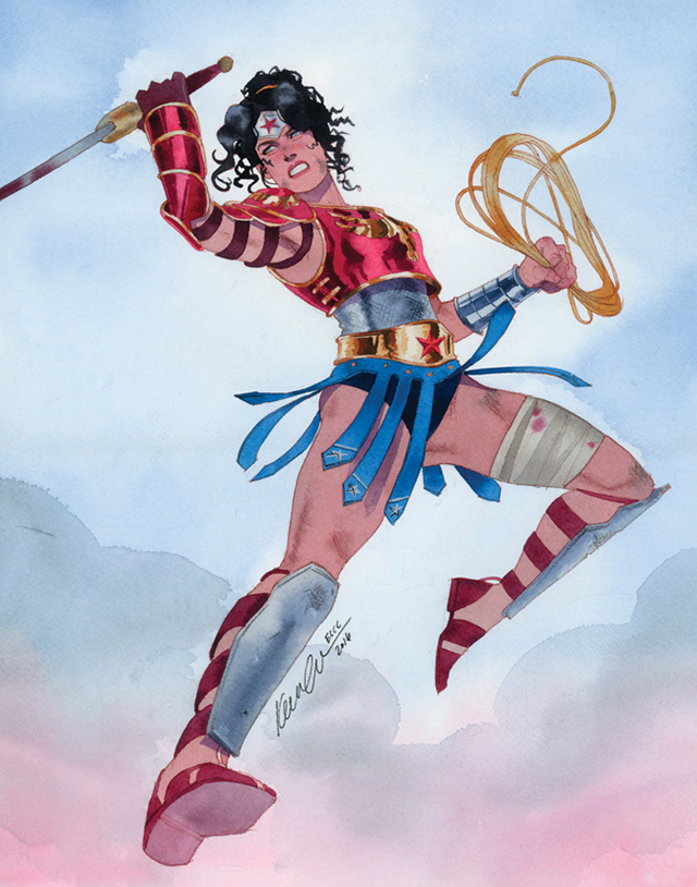 画师绘制「神奇女侠」与「神奇少女」全新造型公开